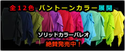 大人気！パントーン ソリッドカラー パレオ販売中！