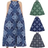 [再入荷]ラウンドネックロングドレスを再入荷いたしました。
