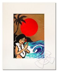 画像2: ハワイの絵画 Prayer for Japan  （8" x 10"） by Drew Toonz (2)