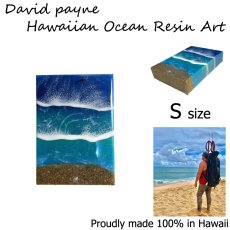 画像2: デイヴィッドペイン ハワイアン レジン アート Sサイズ (2)