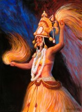 画像2: ジクレー版画 Tahitian Dancer (タヒチアン ダンサー) by Herb Kane (2)