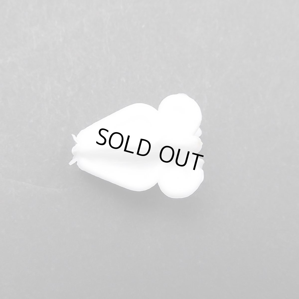 画像5: クラウンフラワー部材≪プラスティック製ビーズ形状≫白色（20個1セット） (5)