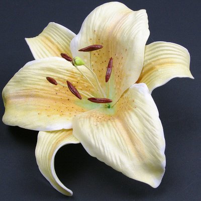 画像2: カサブランカ（ユリ）黄色造花ウレタンフォームフラワー花材 アウトレットSale