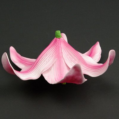 画像3: カサブランカ（ユリ）中心濃いピンク色造花ウレタンフォームフラワー花材 アウトレットSale