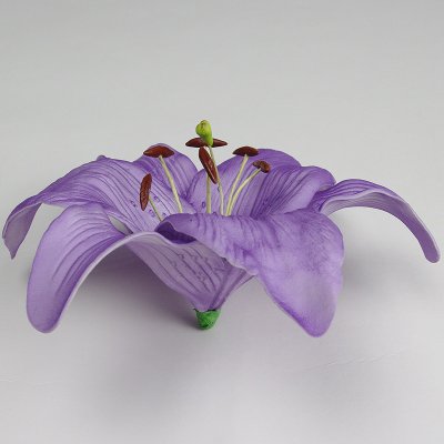 画像2: カサブランカ（ユリ）薄い紫色造花ウレタンフォームフラワー花材 アウトレットSale