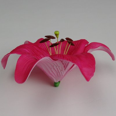 画像2: カサブランカ（ユリ）濃ピンク色造花ウレタンフォームフラワー花材 アウトレットSale