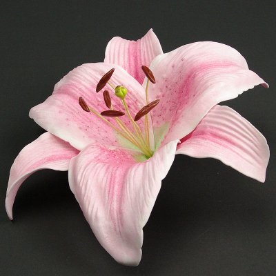 画像2: カサブランカ（ユリ）薄いピンク色造花ウレタンフォームフラワー花材 アウトレットSale