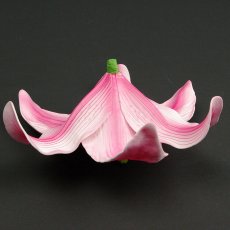 画像4: カサブランカ（ユリ）中心濃いピンク色造花ウレタンフォームフラワー花材 アウトレットSale (4)