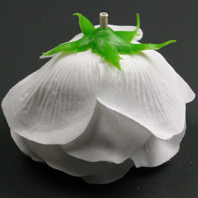 画像3: ローズ（バラ）純白色【べロア風素材】造花花材フラワー アウトレットSale
