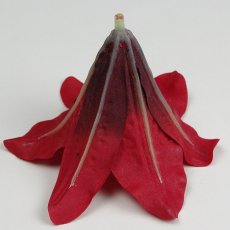 画像4: リリー（百合）赤色造花シルクフラワー花材 アウトレットSale (4)