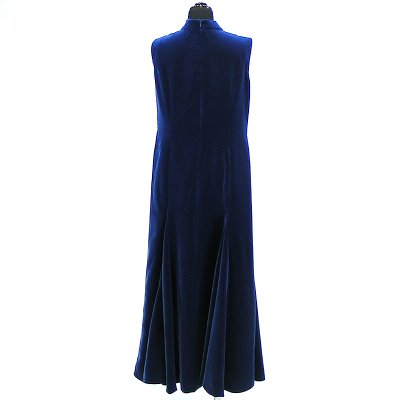 画像2: ベルベットドレス【ブルー】Sale