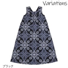 画像12: HuliHuli ドレス スクエアネック Vネック 前後2way マイレキルト柄 (12)