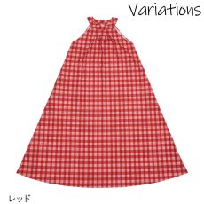 画像14: フラダンス 舞台衣装 ラウンドネック ロングドレス ポケット付き  パラカ柄 (14)