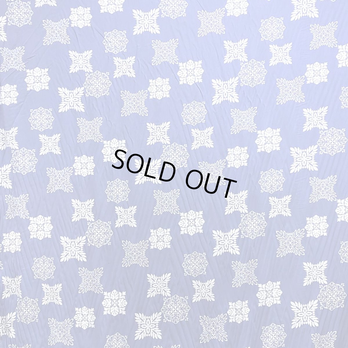 画像1: フラ ハワイアン 生地 レーヨン 総柄 キルト柄 ペリ ヤード単位で販売 生地幅約150cm (1)