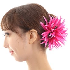 画像2: フラダンス 舞台衣装 シャリーマム ヘアクリップ (2)