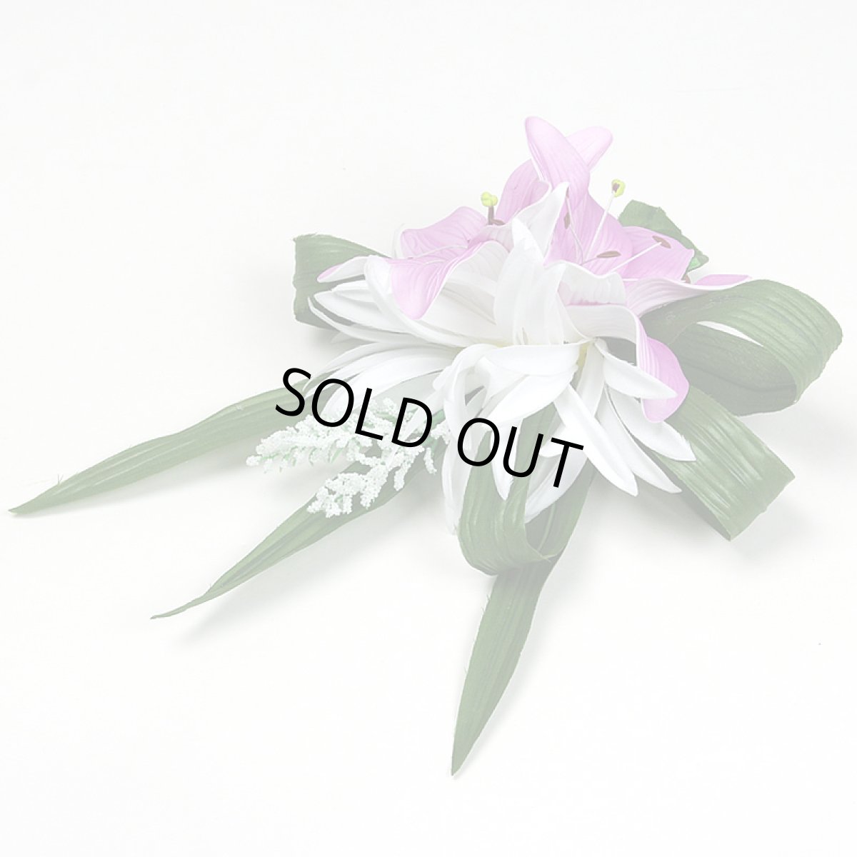 画像3: ミニカサブランカ＆スパイダーリリィ　ヘアクリップ　紫 (3)