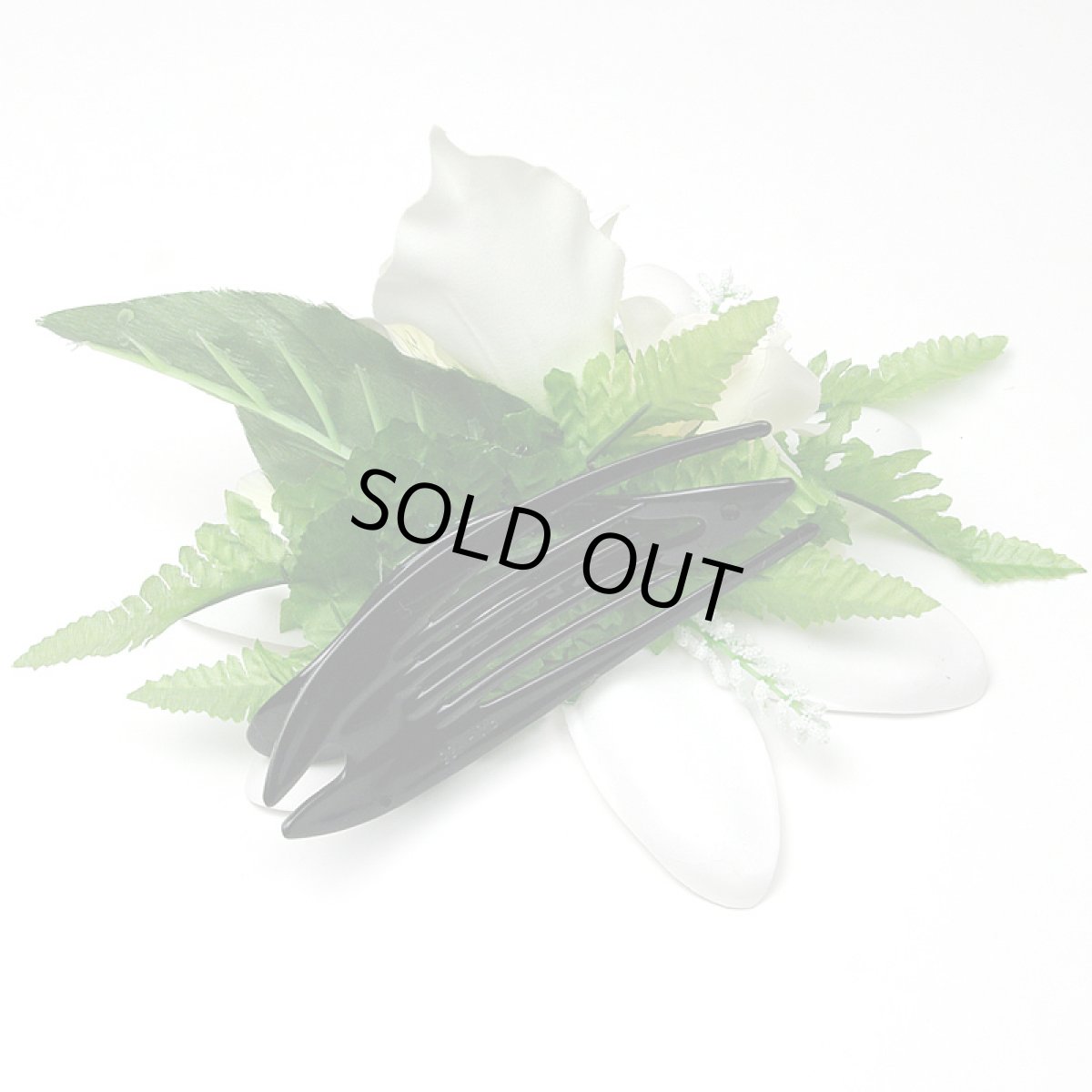 画像4: 売り切りSALE 廃番 在庫限り ビッグティアレ＆ピーチカサブランカ ヘアクリップ (4)