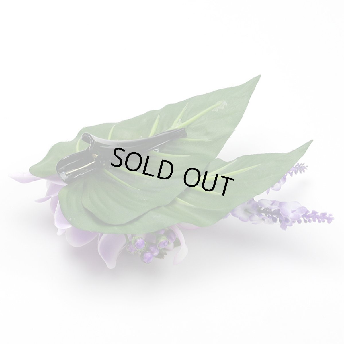 画像4: トーチジンジャー ヘアクリップ 紫 フラダンス 舞台衣装 髪飾り (4)