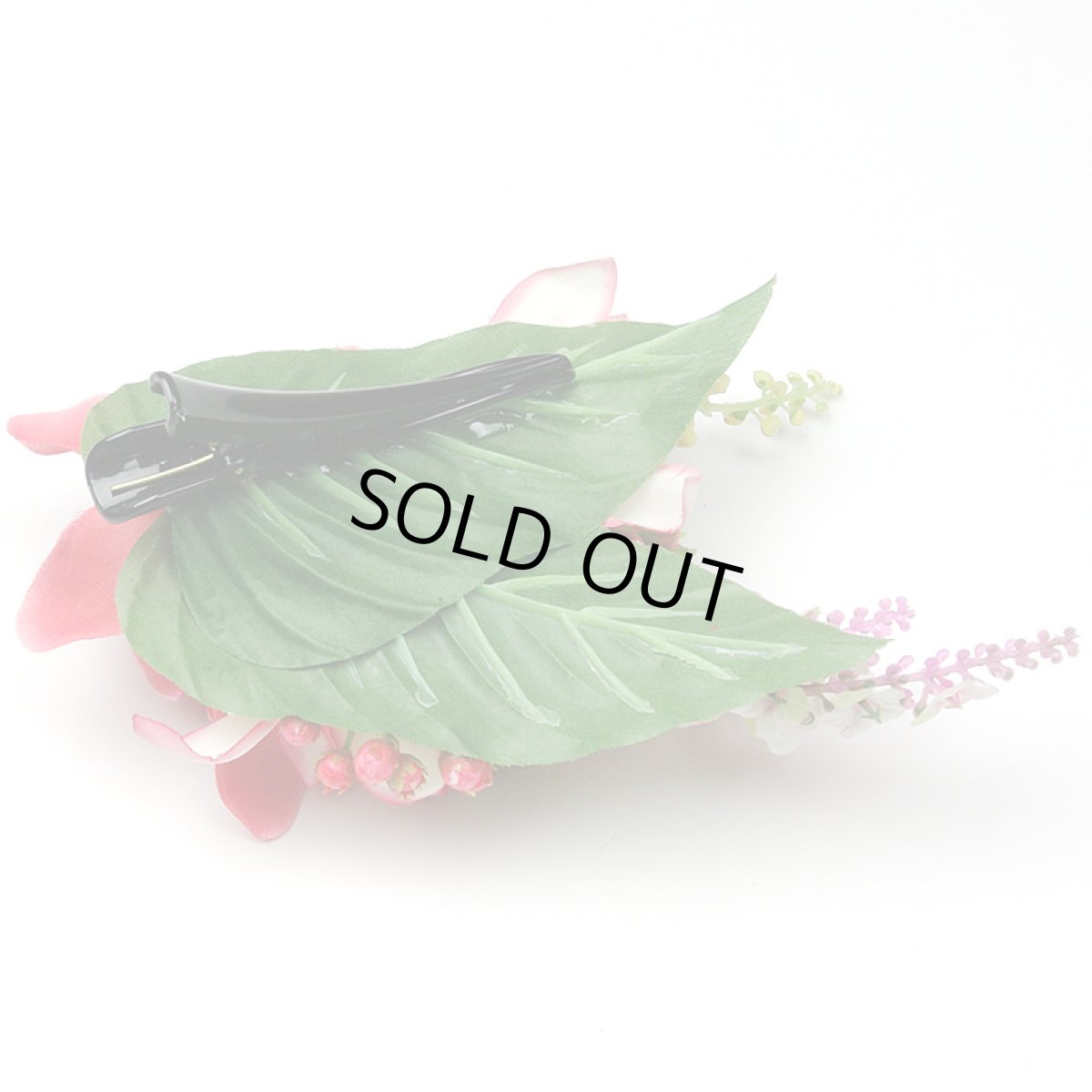 画像4: トーチジンジャー ヘアクリップ 赤 シルクフラワー素材 フラダンス衣装 (4)