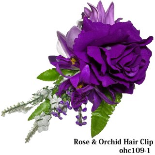 フラダンスの造花ヘアクリップ通販 シンビジューム ヘアクリップ フラダンスの造花ヘアクリップ通販 シンビジューム ヘアクリップ