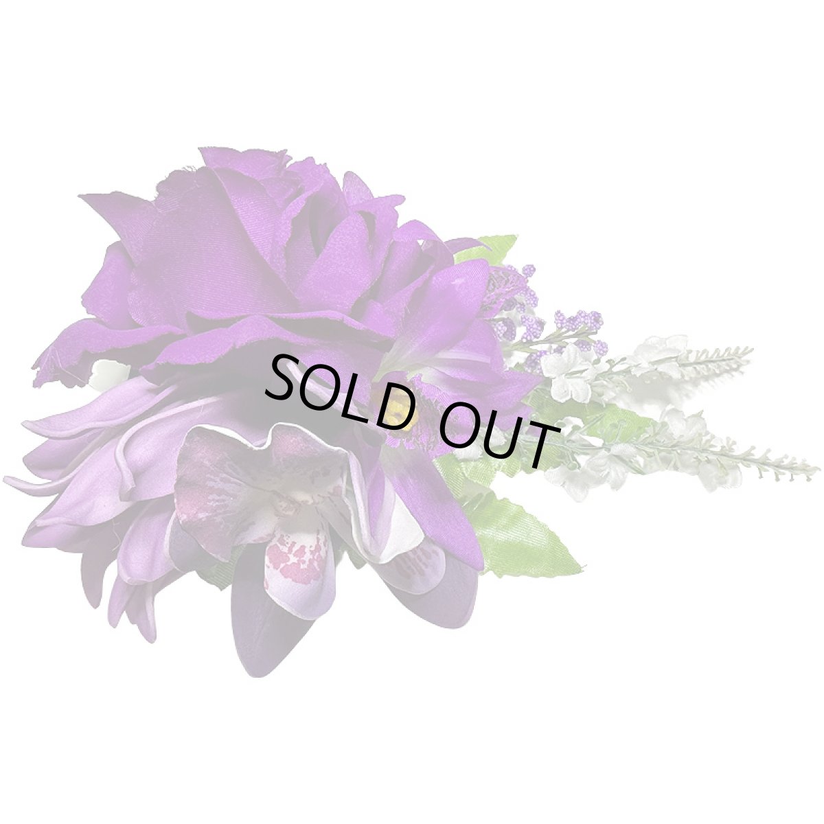 画像3: ローズ＆オーキッド ヘアクリップ (3)