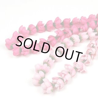 フラダンス レイ通販ローズバッド ロングレイ≪マルーン 青 紫 緑≫