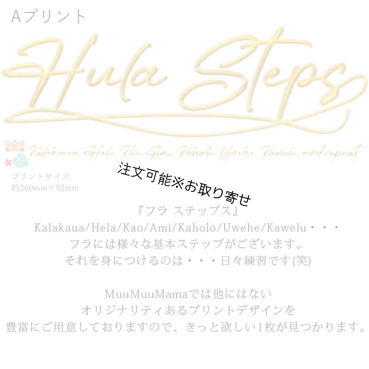 画像6: 受注生産品 好きなプリントを好きなTシャツに！ プリントカスタム プリントデザイン フラステップス 刺しゅう風 柄 (6)