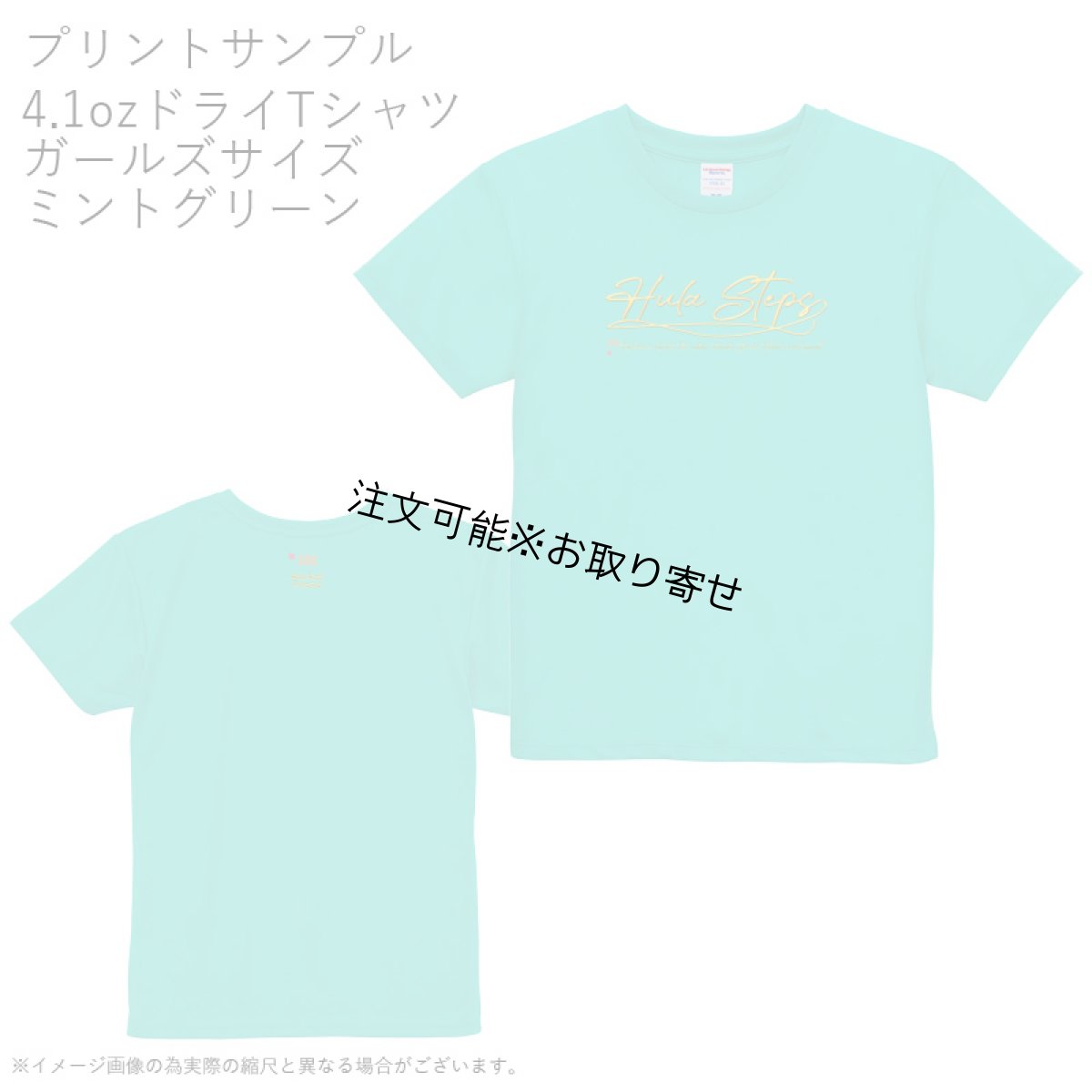 画像10: 受注生産品 好きなプリントを好きなTシャツに！ プリントカスタム プリントデザイン フラステップス 刺しゅう風 柄 (10)