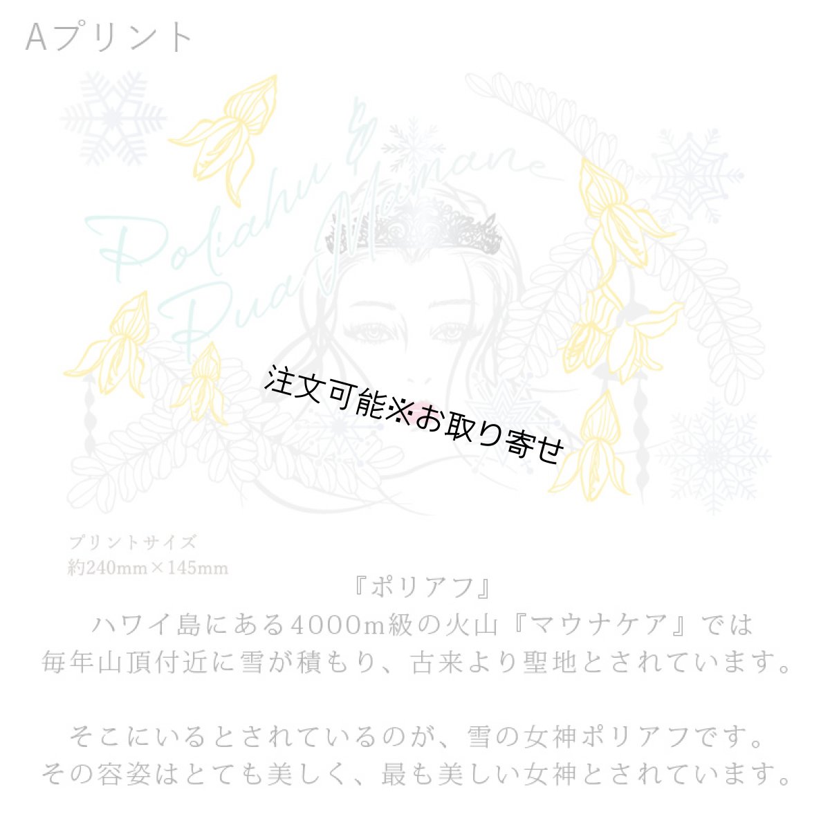 画像6: 受注生産品 好きなプリントを好きなTシャツに！ プリントカスタム プリントデザイン ポリアフ柄 (6)