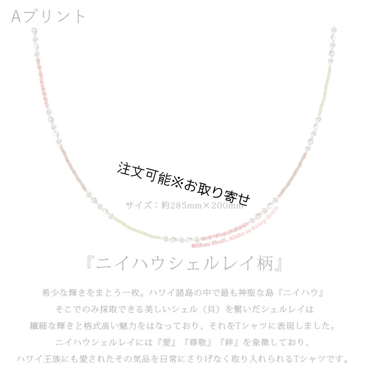 画像6: 受注生産品 好きなプリントを好きなTシャツに！ プリントカスタム プリントデザイン ニイハウシェルレイ柄 (6)