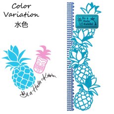 画像11: 受注生産品 好きなプリントを好きなTシャツに！ プリントカスタム プリントデザイン バーティカルパイナップル柄 (11)