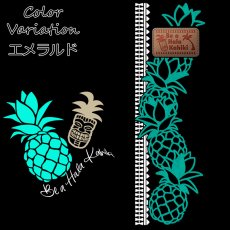 画像13: 受注生産品 好きなプリントを好きなTシャツに！ プリントカスタム プリントデザイン バーティカルパイナップル柄 (13)