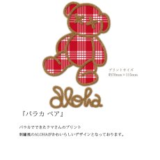 画像9: 受注生産品 好きなプリントを好きなTシャツに! プリントカスタム プリントデザイン パラカ ベア (9)