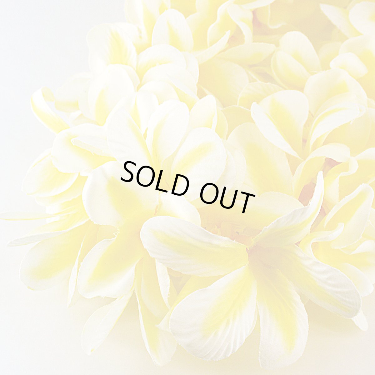 画像2: アロハ プルメリア ダブル レイ 黄色 ピンク ピーチ (2)