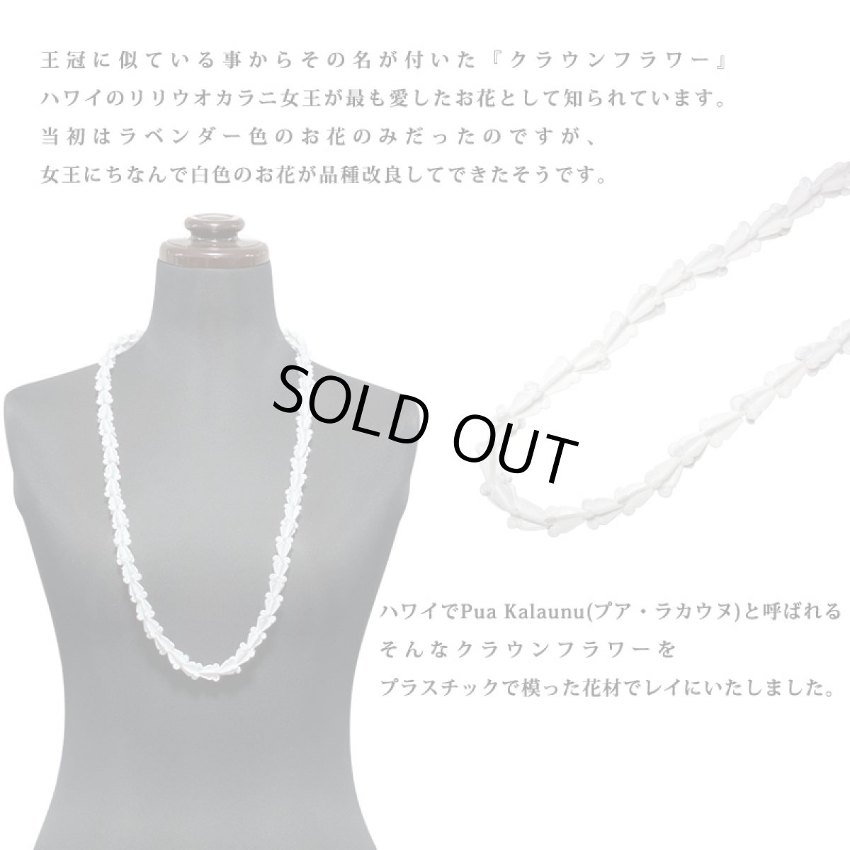 画像2: クラウンフラワー レイ (2)