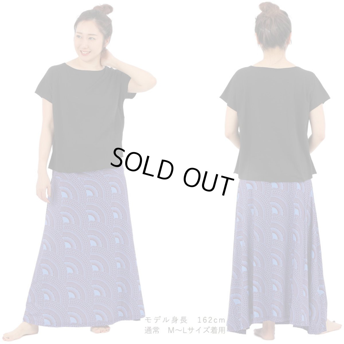 画像4: フラダンス レッスン ルースフィット ワイド Tシャツ ティーリーフレイ柄 (4)