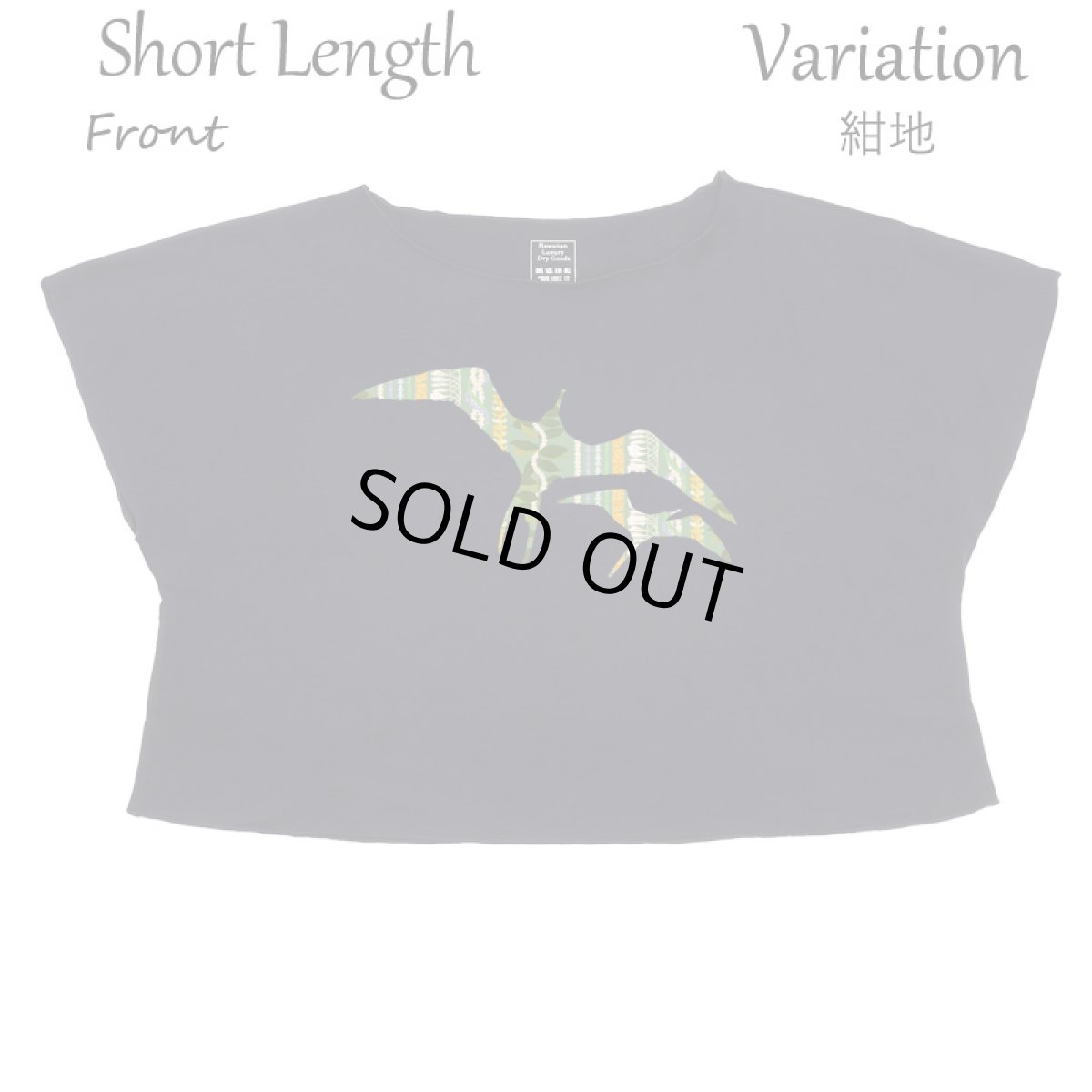 画像10: フラダンス レッスン ルースフィット ワイド Tシャツ イヴァ レイスタンド柄 (10)