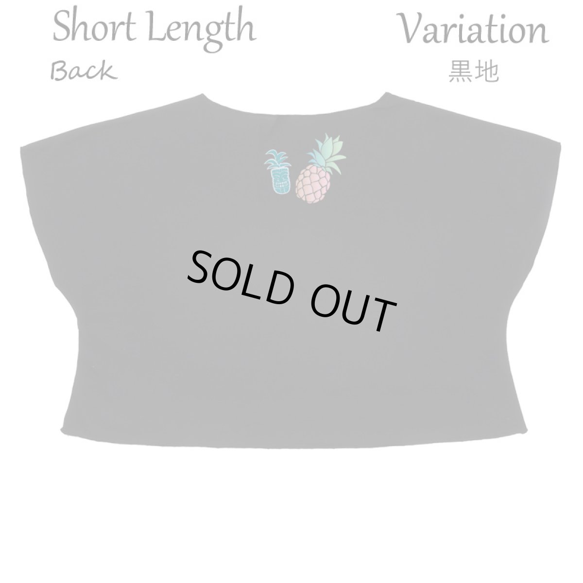 画像13: フラダンス レッスン ルースフィット ワイド Tシャツ パステルパイナップル柄 (13)