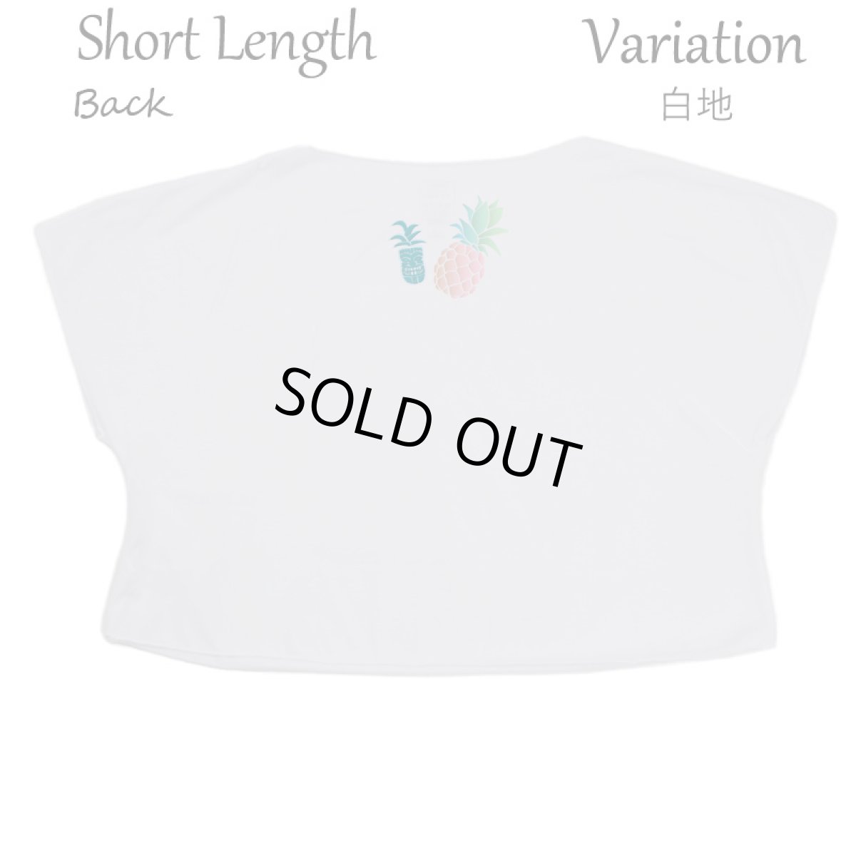 画像9: フラダンス レッスン ルースフィット ワイド Tシャツ パステルパイナップル柄 (9)