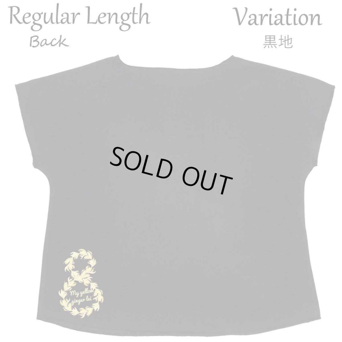 画像12: フラダンス レッスン ルースフィット ワイド Tシャツ マイイエロージンジャーレイ柄 (12)