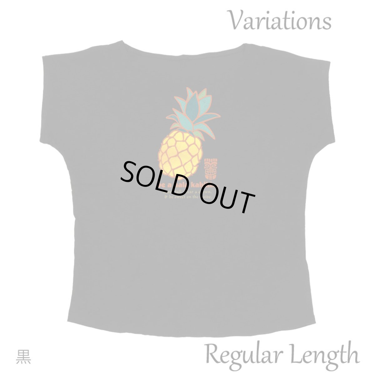 画像13: 2種類の着丈から選べる スラブ コットン Tシャツ ハラカヒキ 刺しゅう風プリント (13)