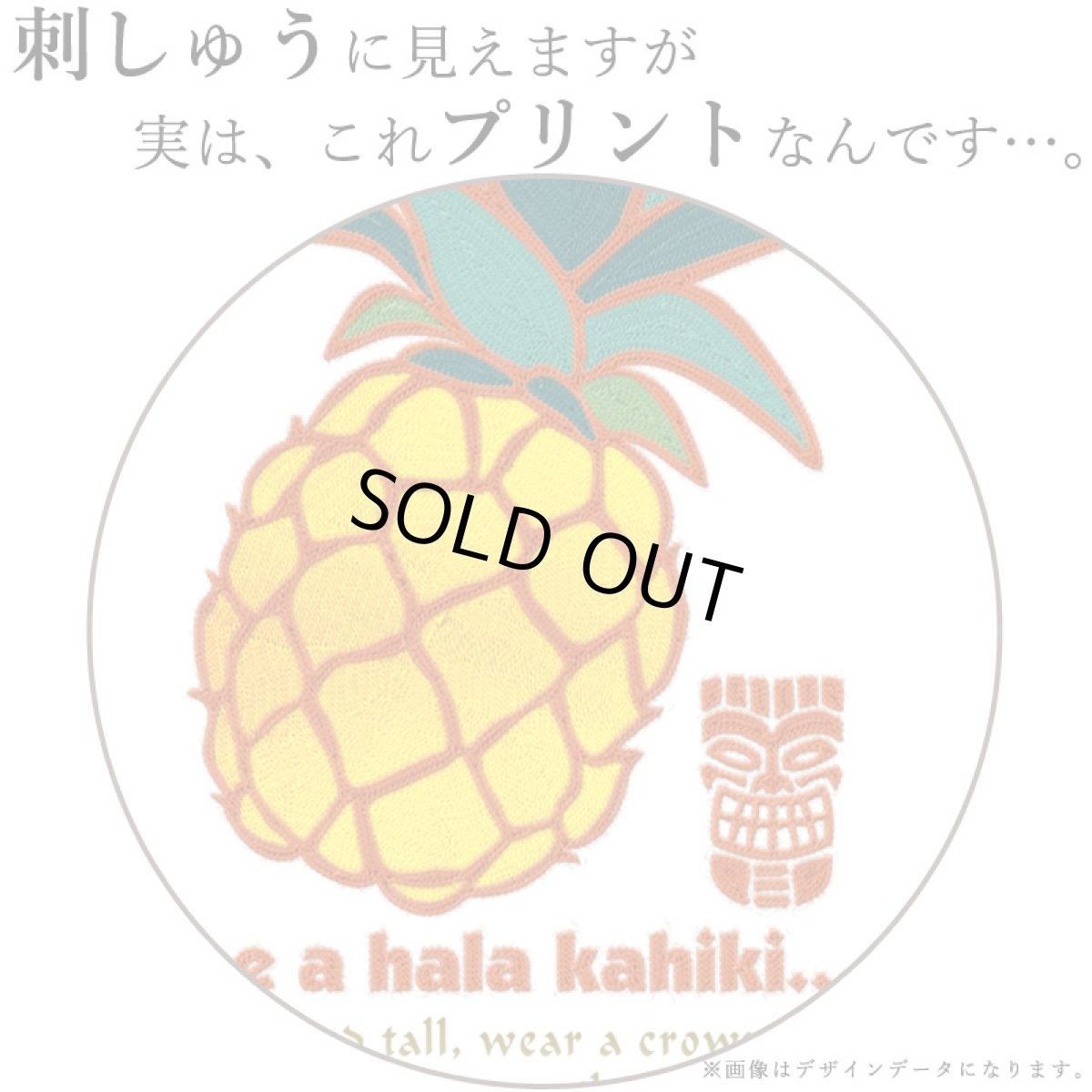 画像14: 2種類の着丈から選べる スラブ コットン Tシャツ ハラカヒキ 刺しゅう風プリント (14)