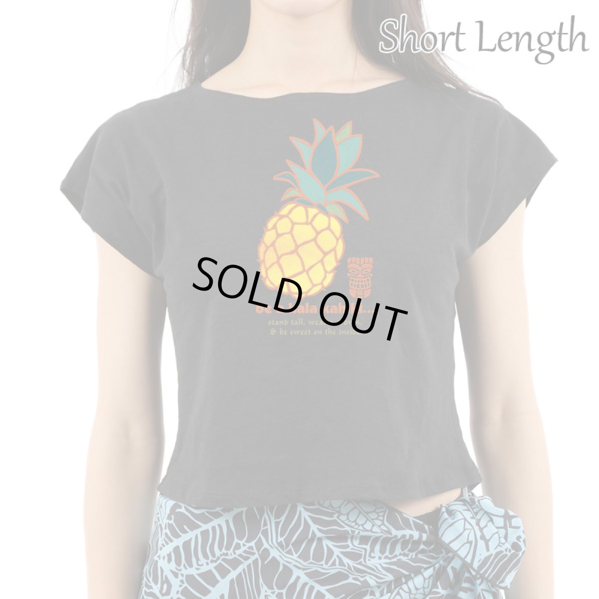 画像7: 2種類の着丈から選べる スラブ コットン Tシャツ ハラカヒキ 刺しゅう風プリント (7)