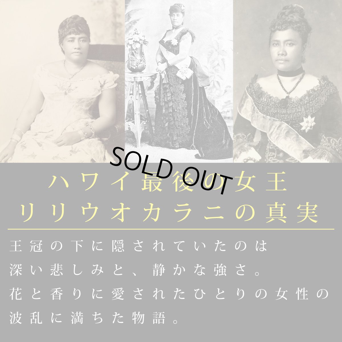 画像11:  リリウオカラニ女王プリント柄モダール レーヨン スリムフィット 7分袖 Tシャツ ネコポス送料無料 (11)