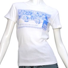 画像3: モアナヘレ柄 6.2oz フライス 半袖 Ｔシャツ 白地 黒地 (3)