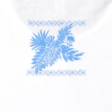 画像6: モアナヘレ柄 6.2oz フライス 半袖 Ｔシャツ 白地 黒地 (6)