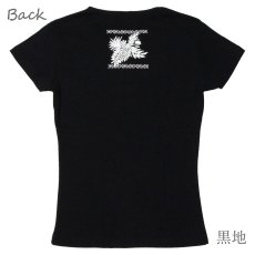 画像10: モアナヘレ柄 6.2oz フライス 半袖 Ｔシャツ 白地 黒地 (10)