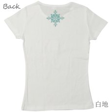 画像8: トーチジンジャー柄 6.2oz フライス 半袖 Ｔシャツ 白地 黒地 キラキラプリント ネコポス送料無料 (8)