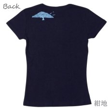 画像15: ウクレレ柄 6.2oz フライス 半袖 Ｔシャツ 白地 紺地 ネコポス送料無料 (15)