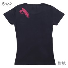 画像16: クプクプ柄 6.2oz フライス 半袖 Ｔシャツ 白地 黒地 紺地 ネコポス送料無料 (16)